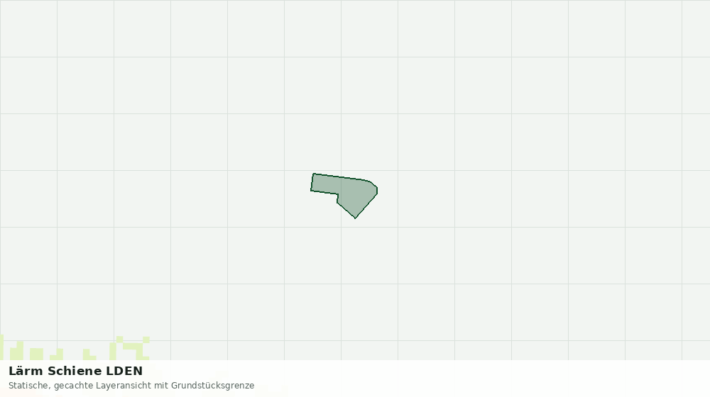 Statische Kartenansicht: Lärm Schiene LDEN