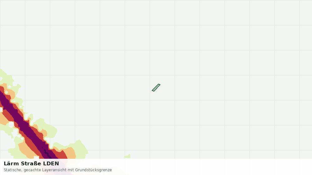 Statische Kartenansicht: Lärm Straße LDEN
