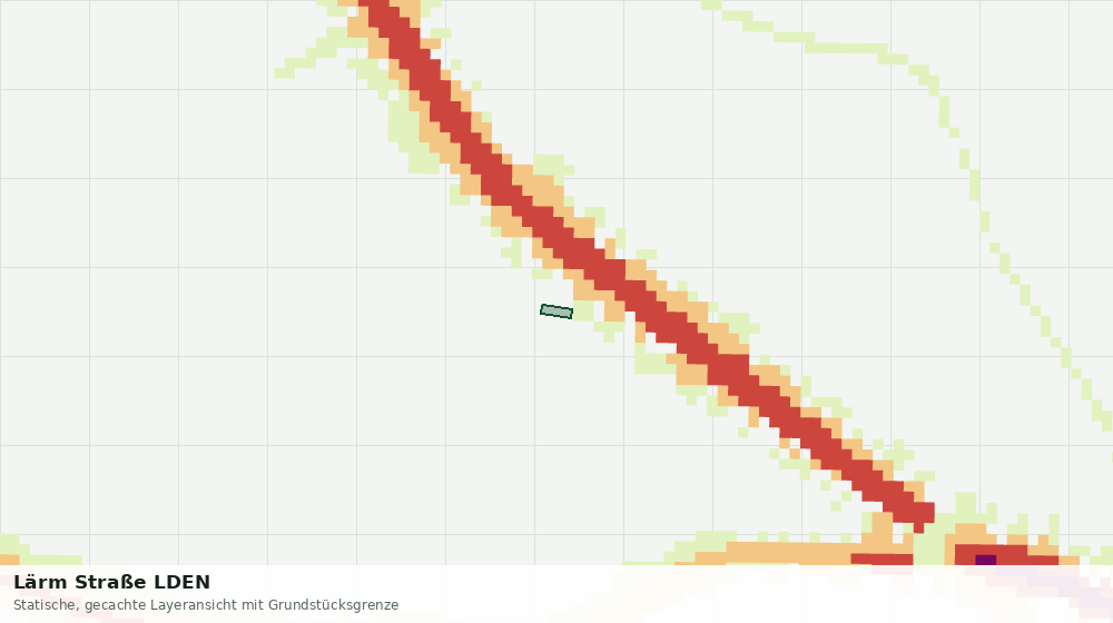 Statische Kartenansicht: Lärm Straße LDEN