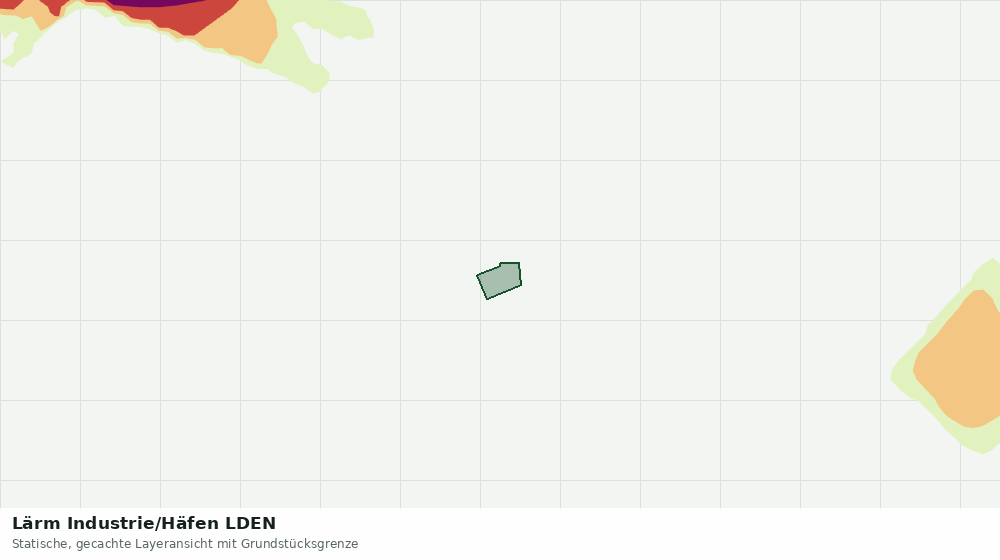 Statische Kartenansicht: Lärm Industrie/Häfen LDEN