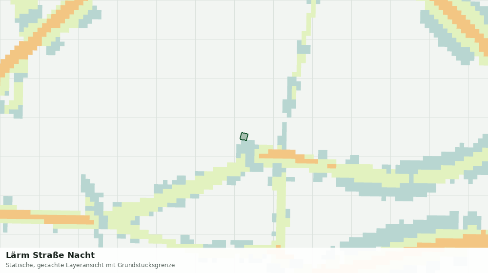 Statische Kartenansicht: Lärm Straße Nacht