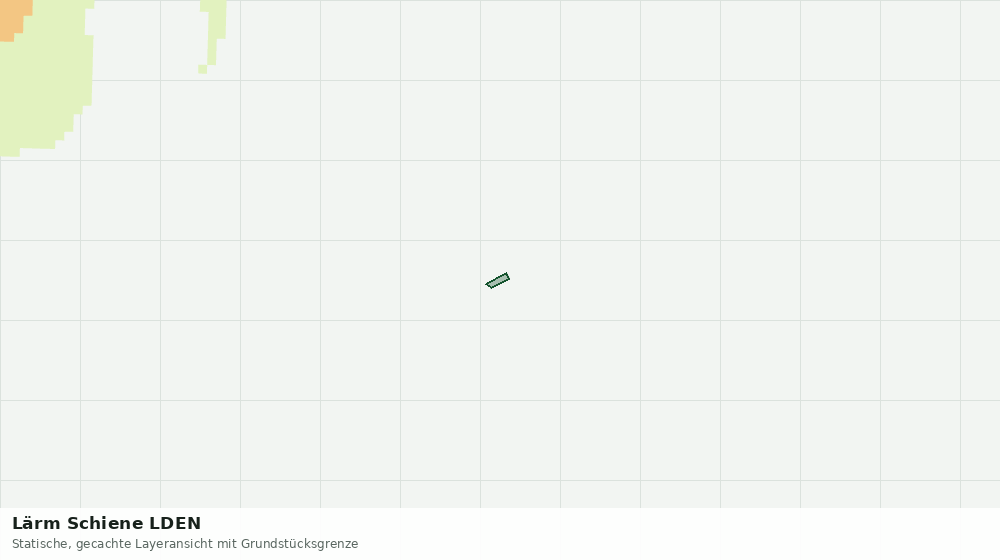 Statische Kartenansicht: Lärm Schiene LDEN