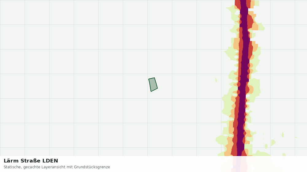 Statische Kartenansicht: Lärm Straße LDEN