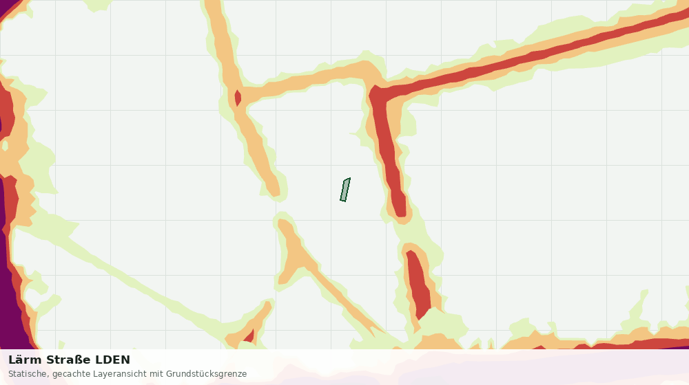 Statische Kartenansicht: Lärm Straße LDEN