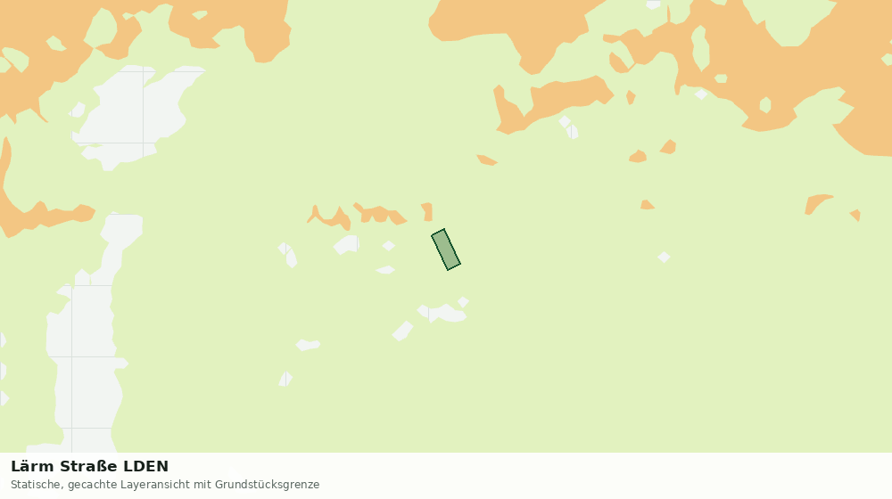 Statische Kartenansicht: Lärm Straße LDEN