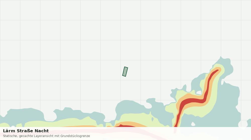 Statische Kartenansicht: Lärm Straße Nacht