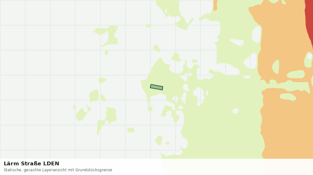 Statische Kartenansicht: Lärm Straße LDEN