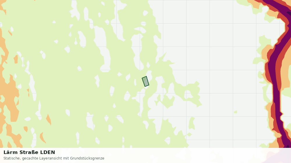 Statische Kartenansicht: Lärm Straße LDEN