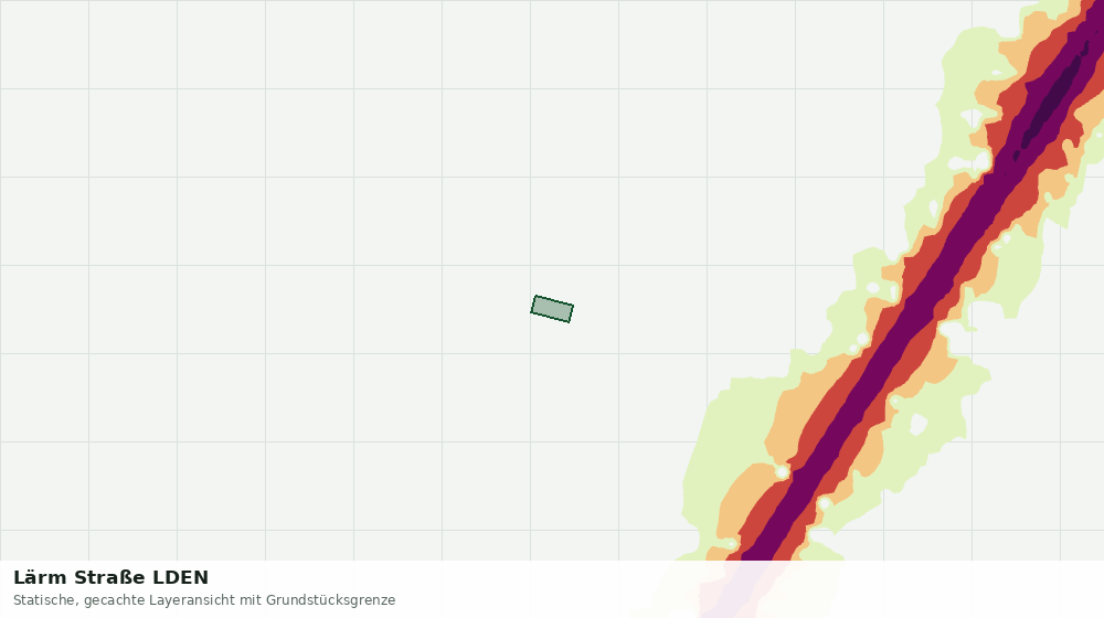 Statische Kartenansicht: Lärm Straße LDEN