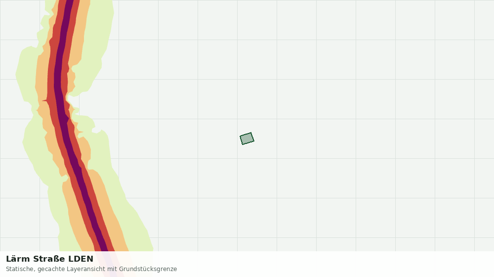 Statische Kartenansicht: Lärm Straße LDEN