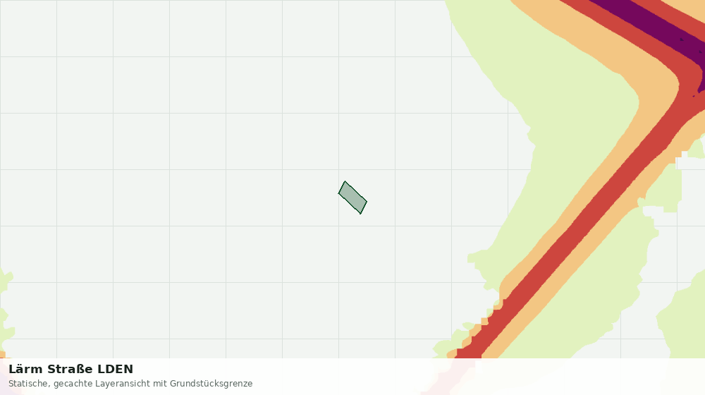 Statische Kartenansicht: Lärm Straße LDEN