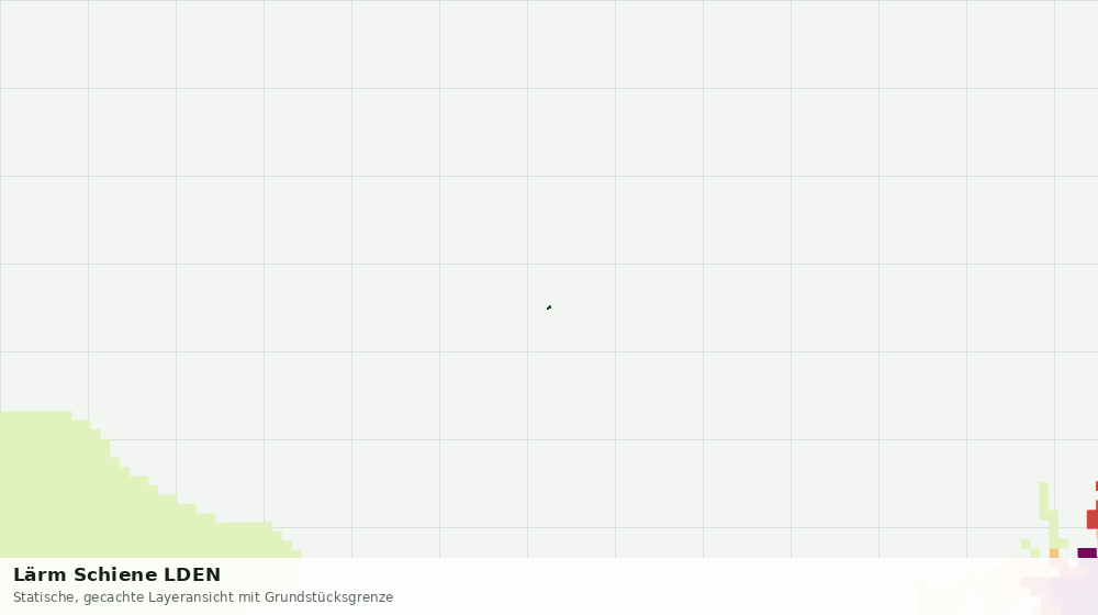 Statische Kartenansicht: Lärm Schiene LDEN