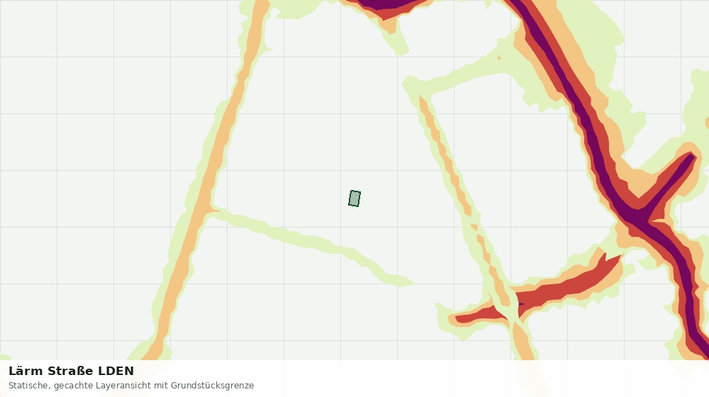 Statische Kartenansicht: Lärm Straße LDEN
