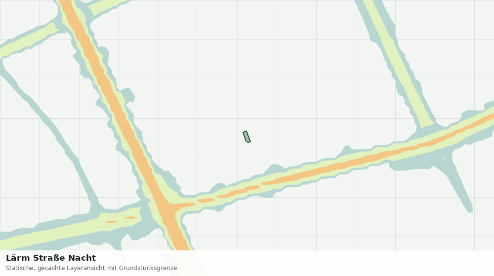 Statische Kartenansicht: Lärm Straße Nacht