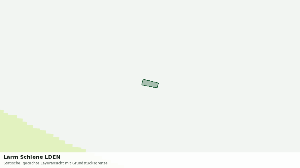 Statische Kartenansicht: Lärm Schiene LDEN