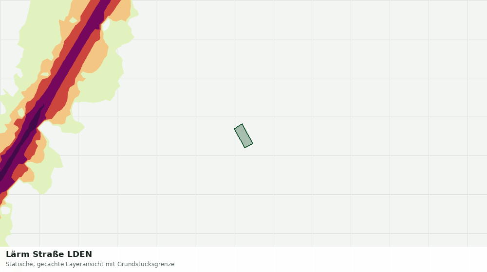 Statische Kartenansicht: Lärm Straße LDEN