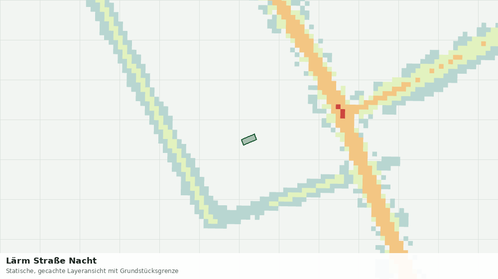 Statische Kartenansicht: Lärm Straße Nacht