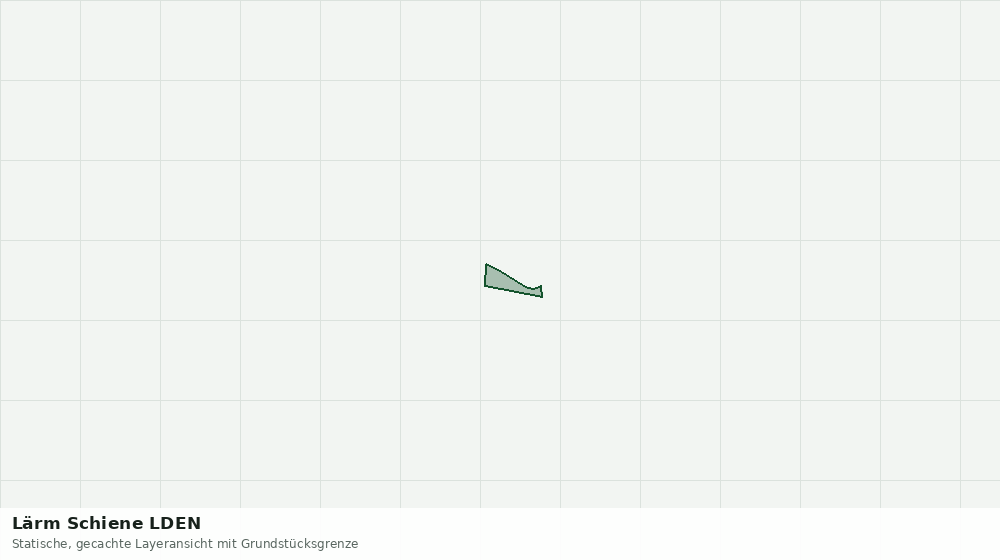 Statische Kartenansicht: Lärm Schiene LDEN
