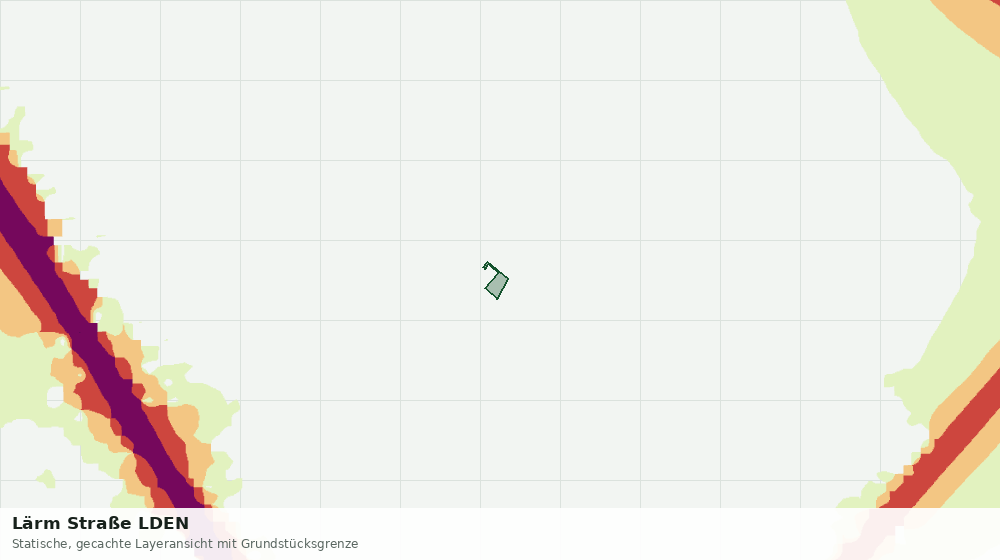 Statische Kartenansicht: Lärm Straße LDEN