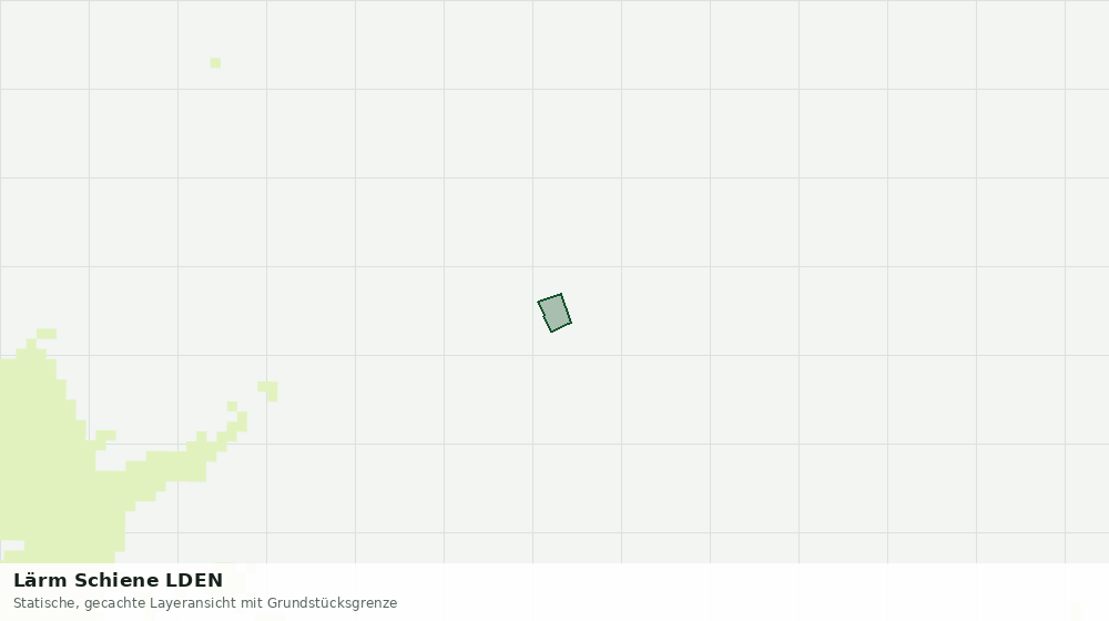 Statische Kartenansicht: Lärm Schiene LDEN