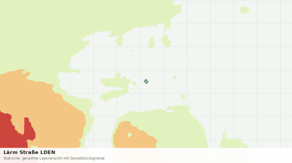 Statische Kartenansicht: Lärm Straße LDEN