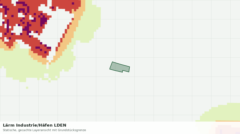 Statische Kartenansicht: Lärm Industrie/Häfen LDEN