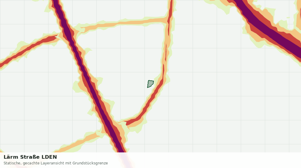 Statische Kartenansicht: Lärm Straße LDEN