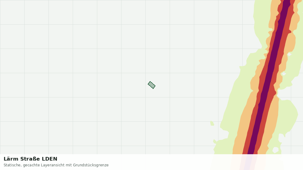 Statische Kartenansicht: Lärm Straße LDEN