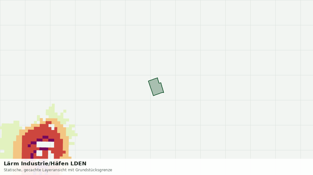 Statische Kartenansicht: Lärm Industrie/Häfen LDEN