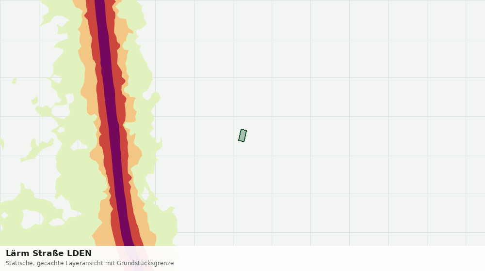 Statische Kartenansicht: Lärm Straße LDEN