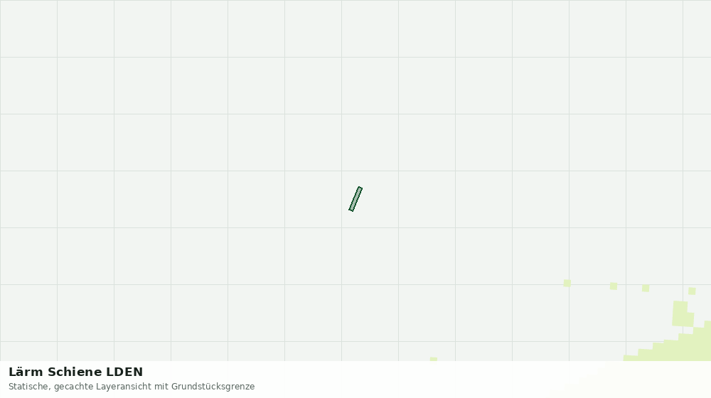 Statische Kartenansicht: Lärm Schiene LDEN