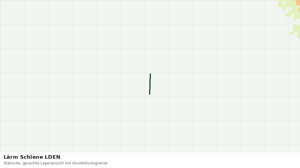 Statische Kartenansicht: Lärm Schiene LDEN
