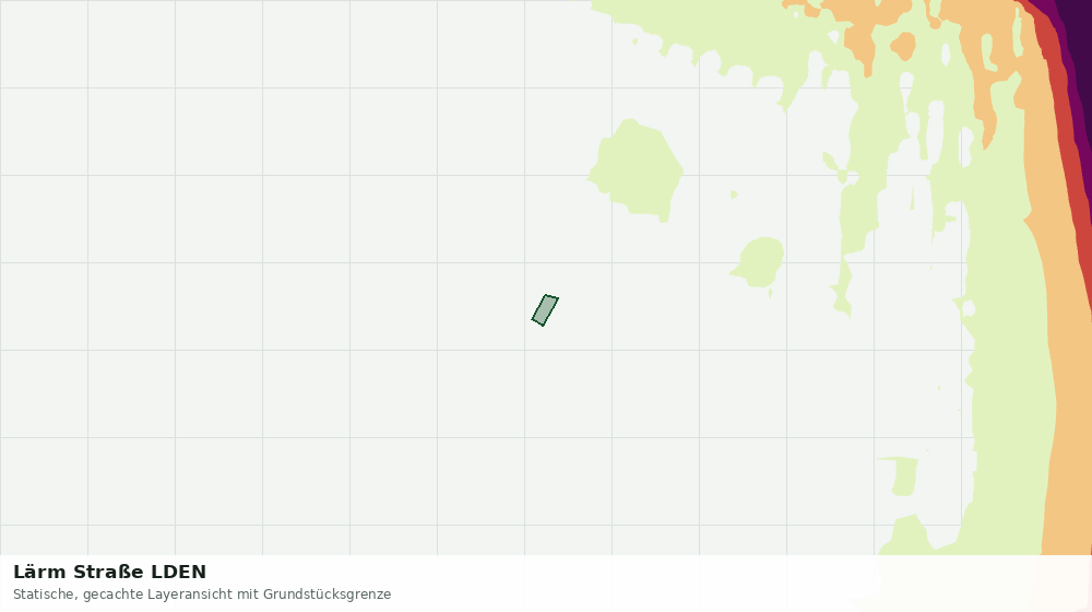 Statische Kartenansicht: Lärm Straße LDEN