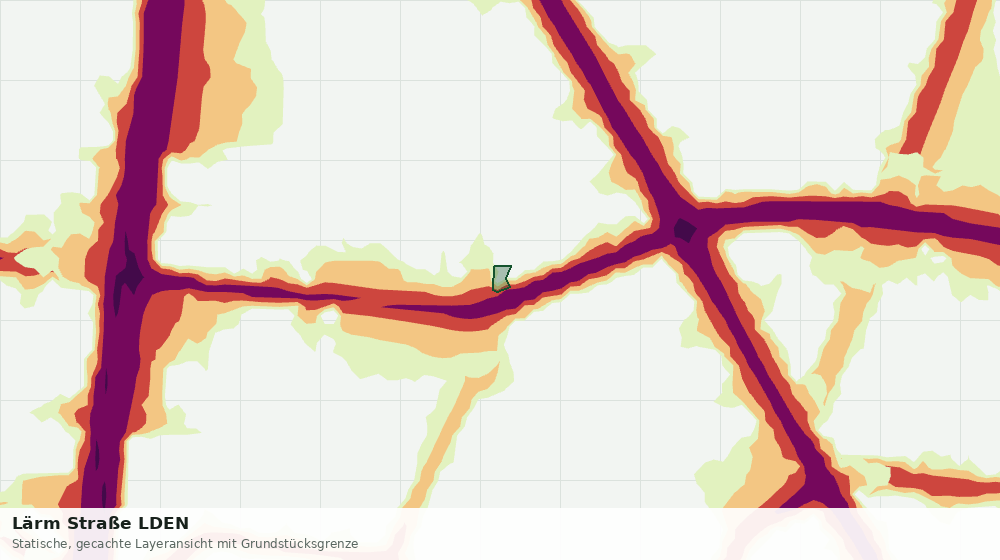 Statische Kartenansicht: Lärm Straße LDEN