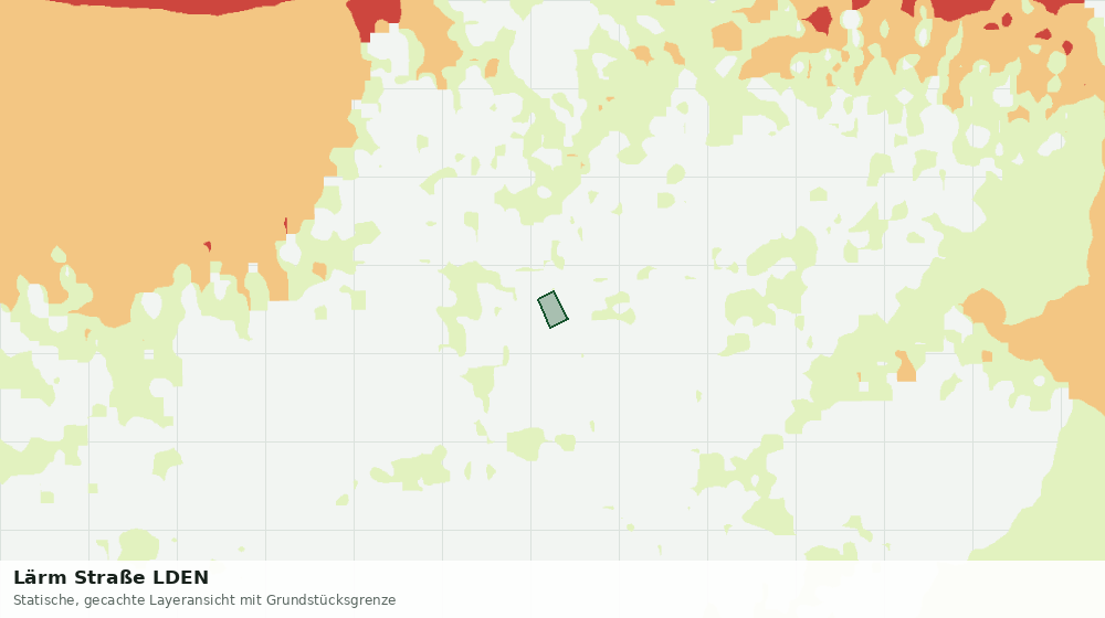 Statische Kartenansicht: Lärm Straße LDEN