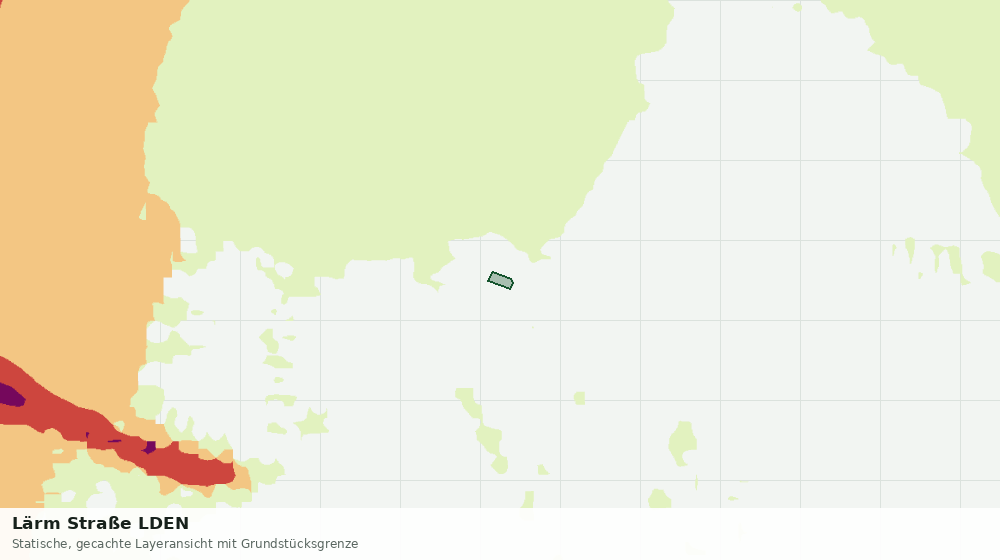 Statische Kartenansicht: Lärm Straße LDEN