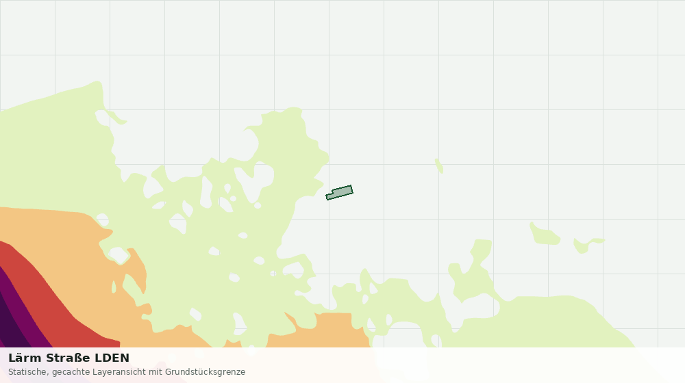 Statische Kartenansicht: Lärm Straße LDEN