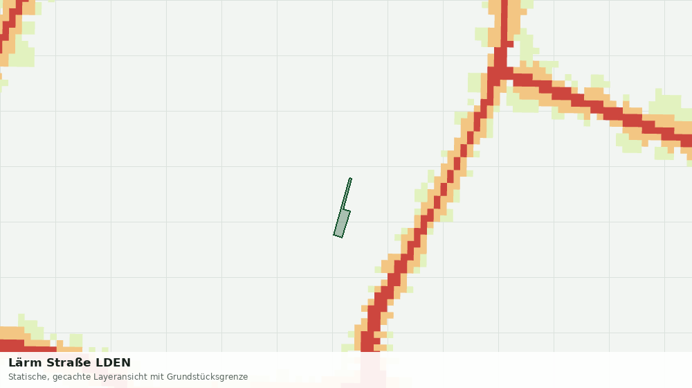 Statische Kartenansicht: Lärm Straße LDEN
