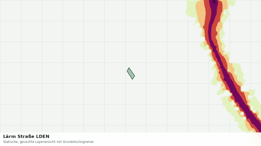 Statische Kartenansicht: Lärm Straße LDEN
