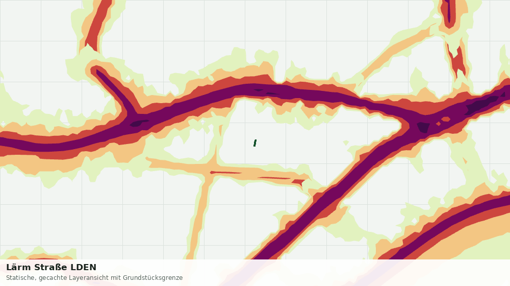 Statische Kartenansicht: Lärm Straße LDEN