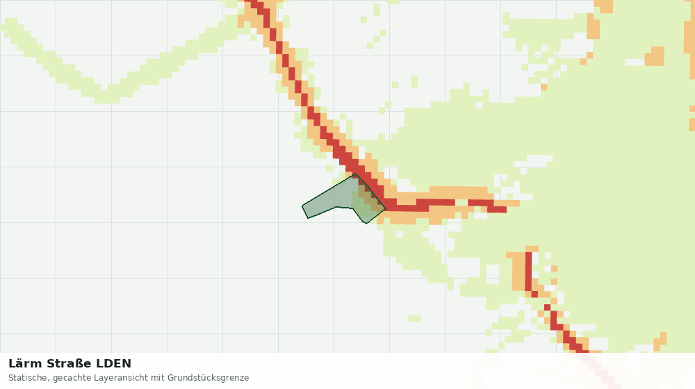 Statische Kartenansicht: Lärm Straße LDEN