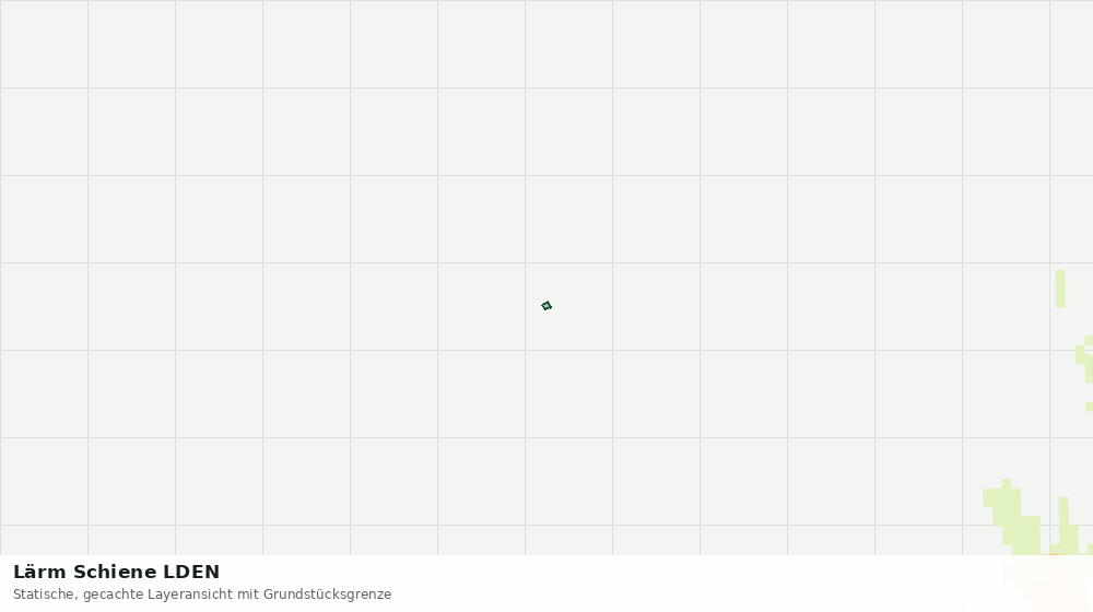 Statische Kartenansicht: Lärm Schiene LDEN