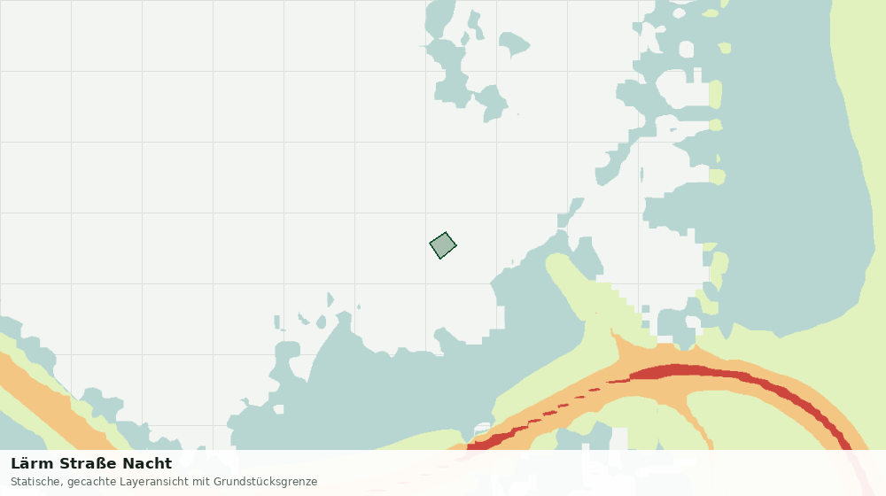 Statische Kartenansicht: Lärm Straße Nacht
