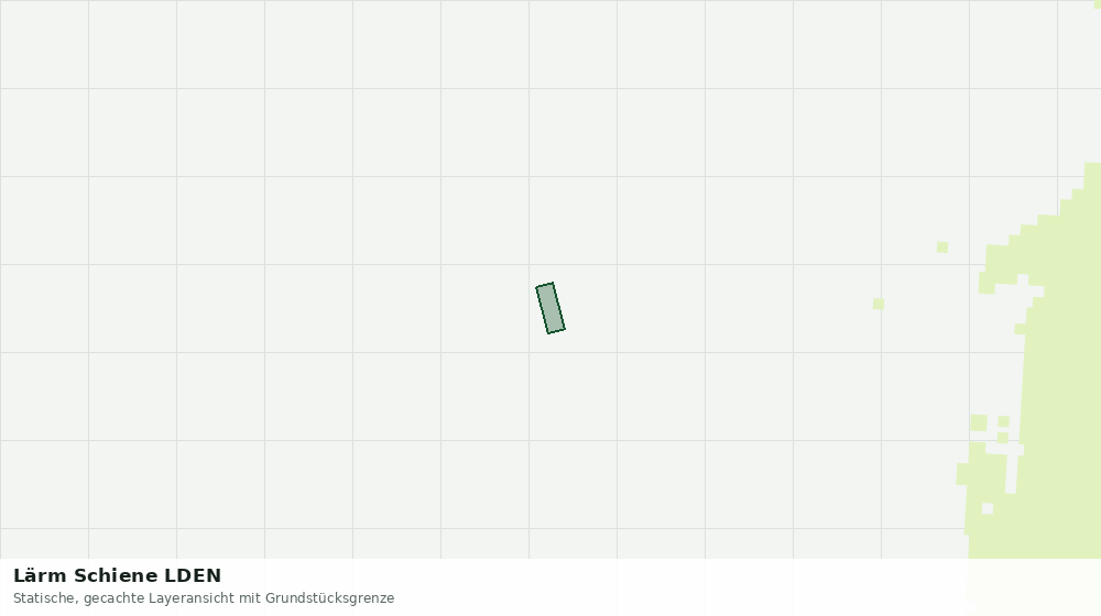 Statische Kartenansicht: Lärm Schiene LDEN