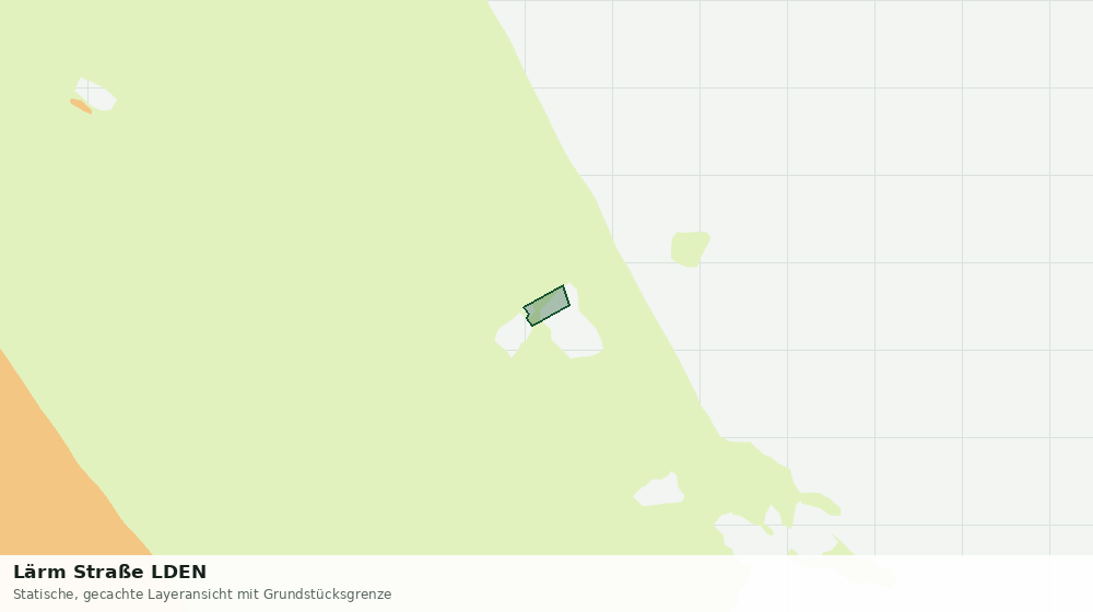 Statische Kartenansicht: Lärm Straße LDEN