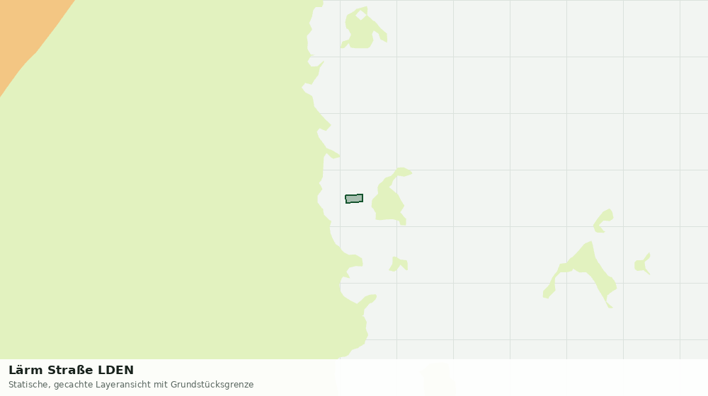 Statische Kartenansicht: Lärm Straße LDEN