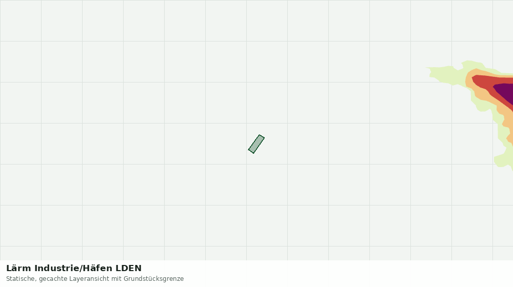 Statische Kartenansicht: Lärm Industrie/Häfen LDEN