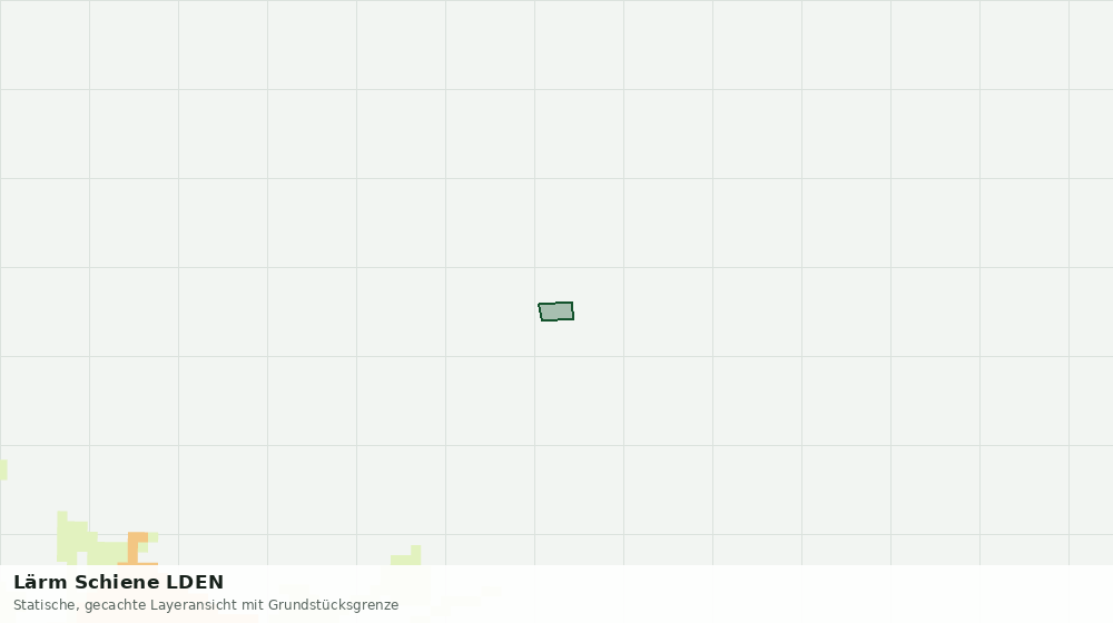Statische Kartenansicht: Lärm Schiene LDEN