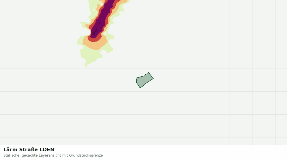 Statische Kartenansicht: Lärm Straße LDEN