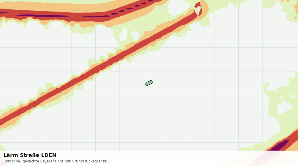 Statische Kartenansicht: Lärm Straße LDEN